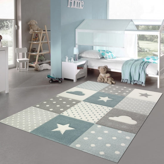 Kinderteppich Pastel Kids Montain 22755253-Blue