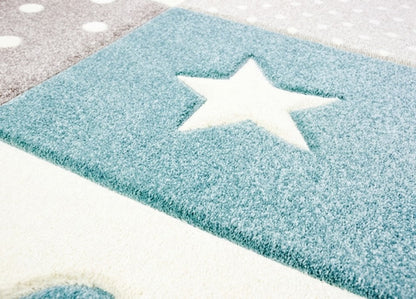 Kinderteppich Pastel Kids Montain 22755253-Blue