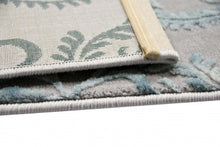 Bild im Galerie-Viewer laden (Merinos Teppich Thema 23014-953 Grey-Blue)