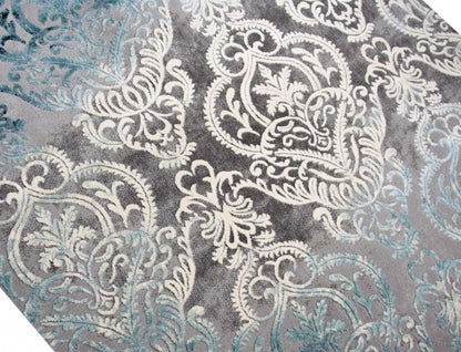 Merinos Teppich Thema 23014-953 Grey-Blue