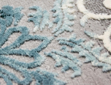 Merinos Teppich Thema 23014-953 Grey-Blue