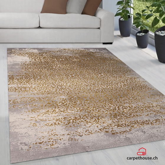 Merinos Teppich Thema 23016-957 Grey-Beige