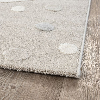 Elio Kids Kinderteppich Hoch- Tief Effekt,  2307 270-Beige