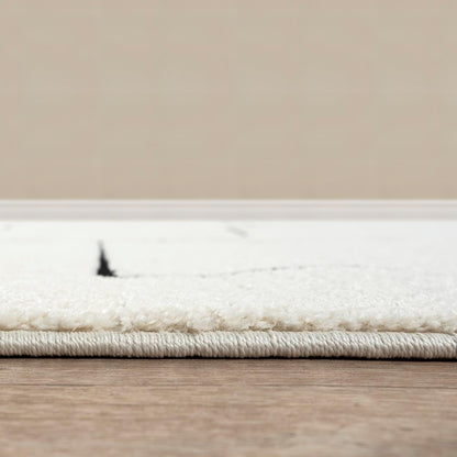 Elio Designer Teppich Hoch- Tief Effekt, 2309 260-Cream