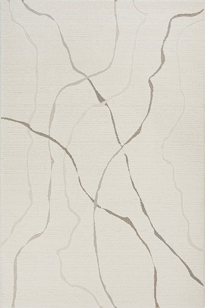 Elio Designer Teppich Hoch- Tief Effekt, 2314 160-Cream