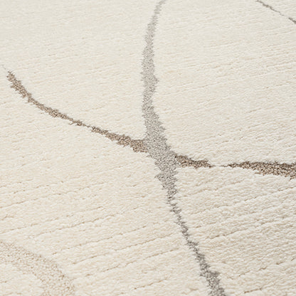 Elio Designer Teppich Hoch- Tief Effekt, 2314 160-Cream
