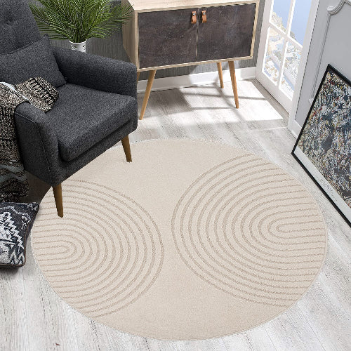 Teppich Eclipse 2320 170 Beige – Rund