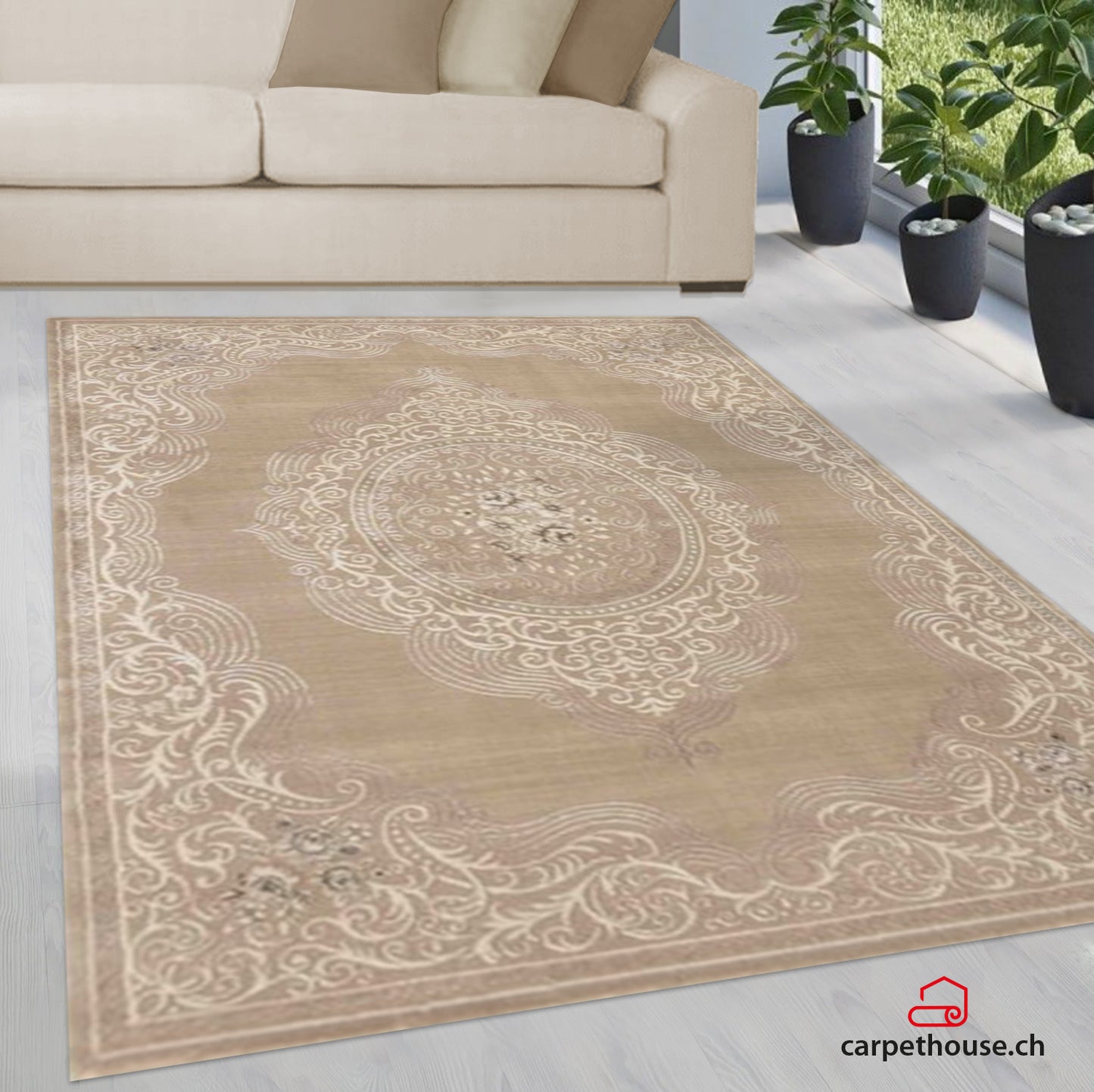 Teppich, Elite 23283 765-Beige