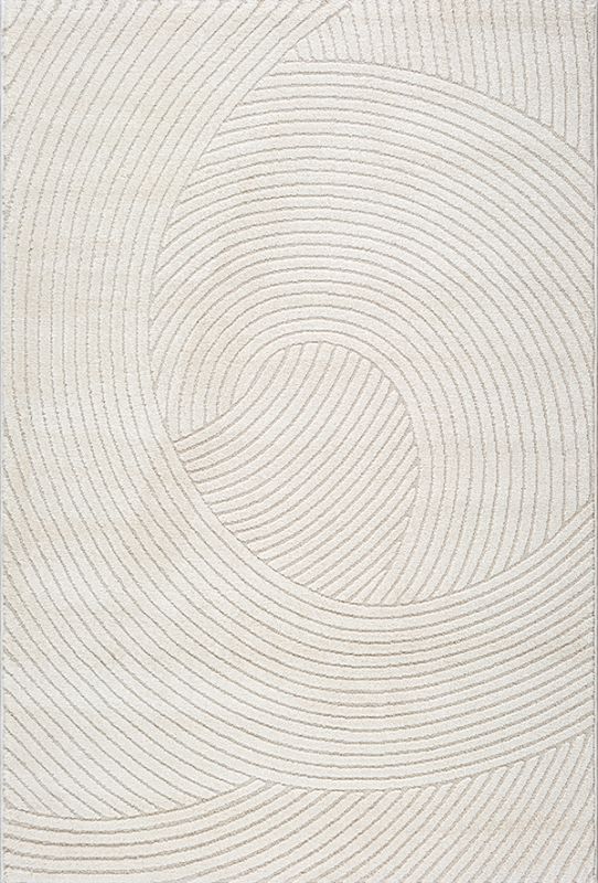 Elio Designer Teppich Hoch-Tief Effekt, 2401 160-Cream