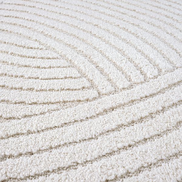 Elio Designer Teppich Hoch-Tief Effekt, 2401 160-Cream