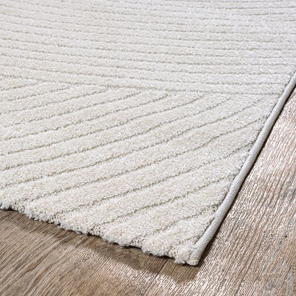 Elio Designer Teppich Hoch-Tief Effekt, 2401 160-Cream