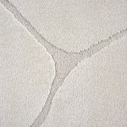 Elio Designer Teppich Hoch-Tief Effekt, 2404 160-Cream