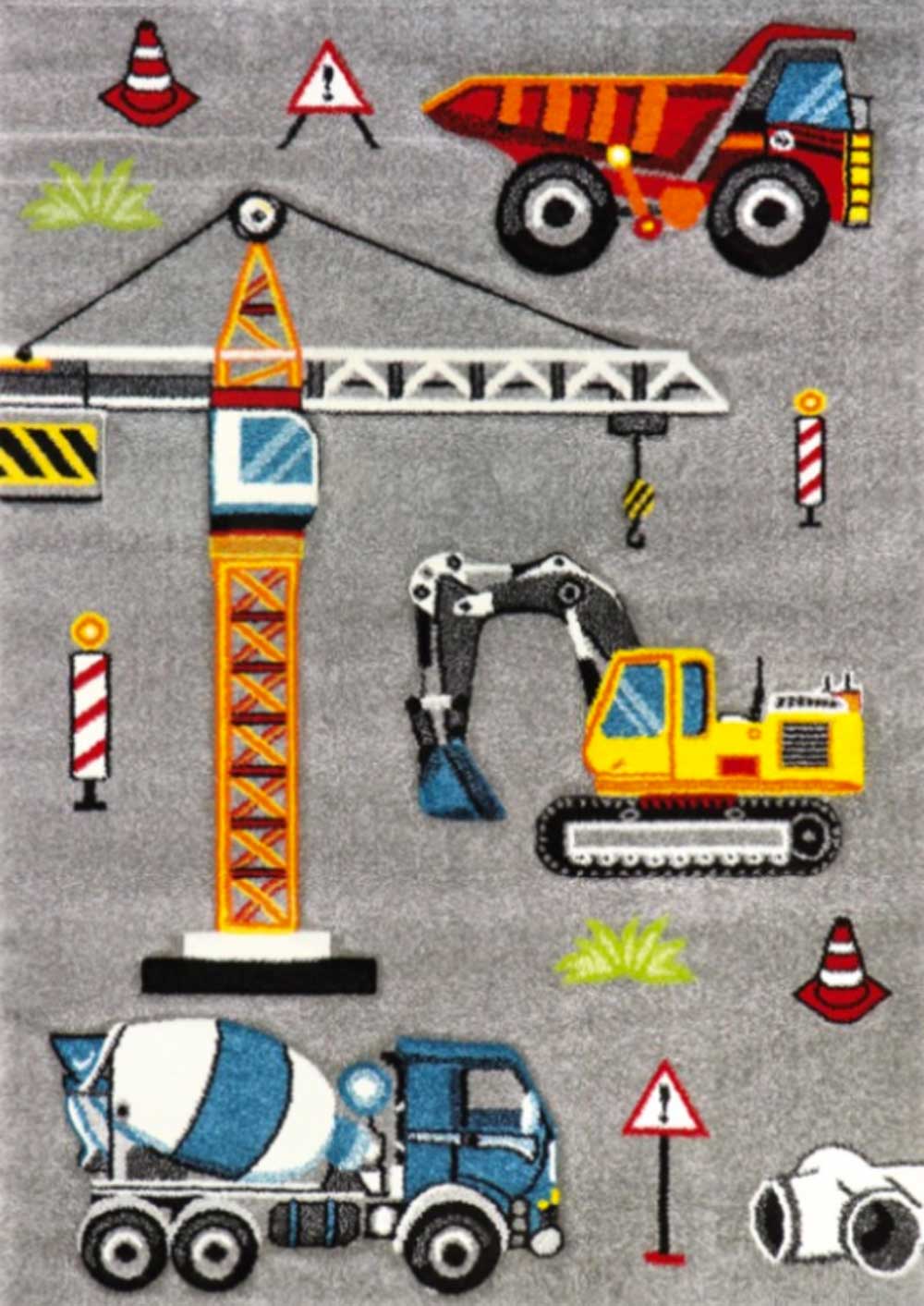 Kinderteppich DIAMOND KIDS "Baustelle"