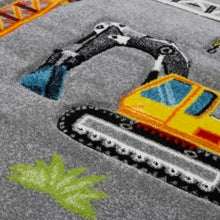 Bild im Galerie-Viewer laden (Kinderteppich DIAMOND KIDS "Baustelle")