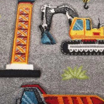 Kinderteppich DIAMOND KIDS "Baustelle"