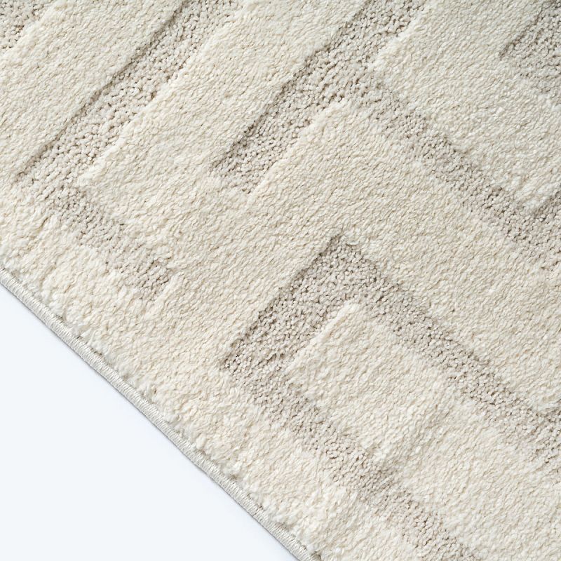 Teppich Eclipse-Cream – Moderner Teppich mit Mäander-Design