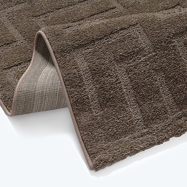 Teppich Eclipse-Brown – Moderner Teppich mit Mäander-Design (Kopie)