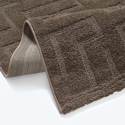 Teppich Eclipse-Brown – Moderner Teppich mit Mäander-Design (Kopie)