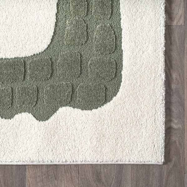 Elio Kinderteppich mit Krokodilmotiv| Cream | Kurzflorteppich