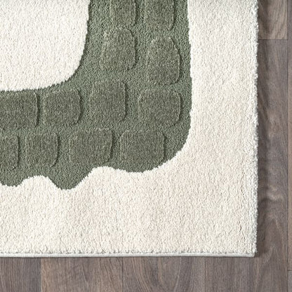 Elio Kinderteppich mit Krokodilmotiv| Cream | Kurzflorteppich