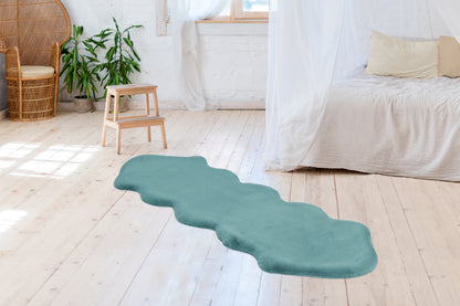 Rabbit Double Sheepskin 325 Türkis