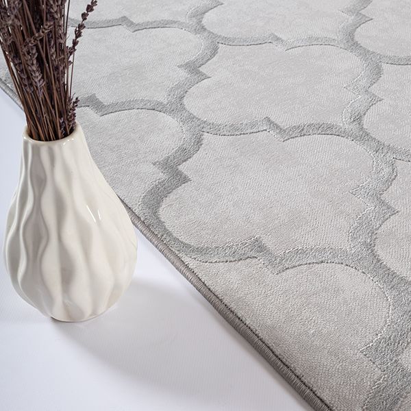 Teppich Studio 28262 95-Grey-Rund