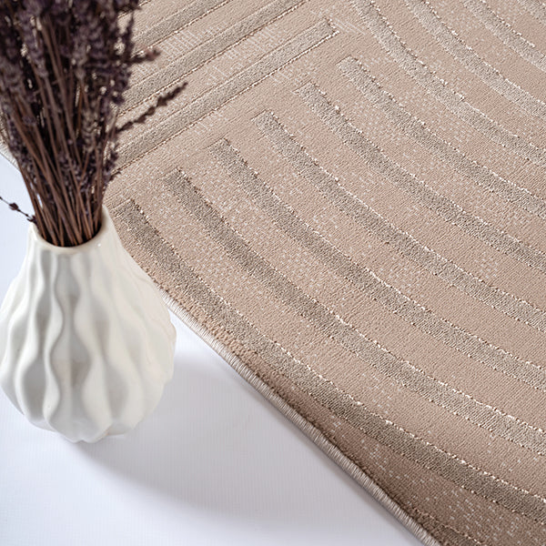 Teppich Studio 28264 281-Dark Beige