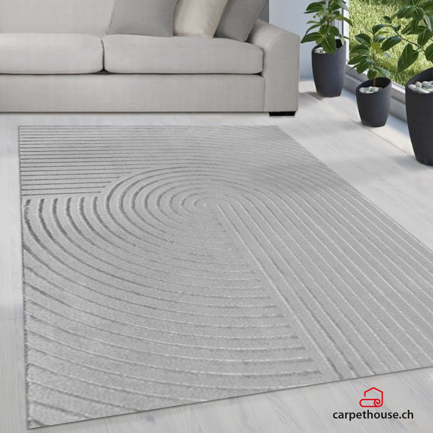 Teppich Studio 28264 295-Grey