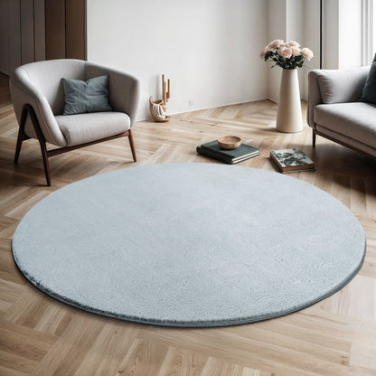 Hochflor Teppich Loft 37 30 Blue – Rund