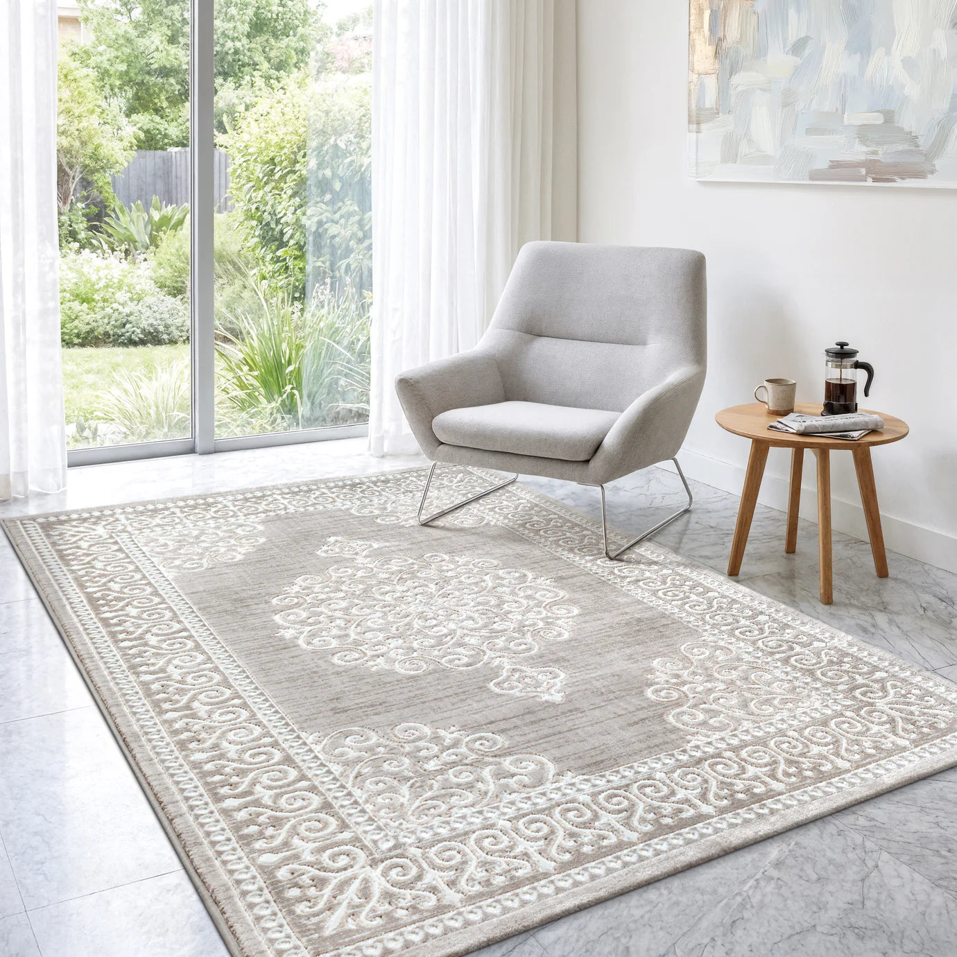 Sanat Harmony | Beige | Kurzflorteppich