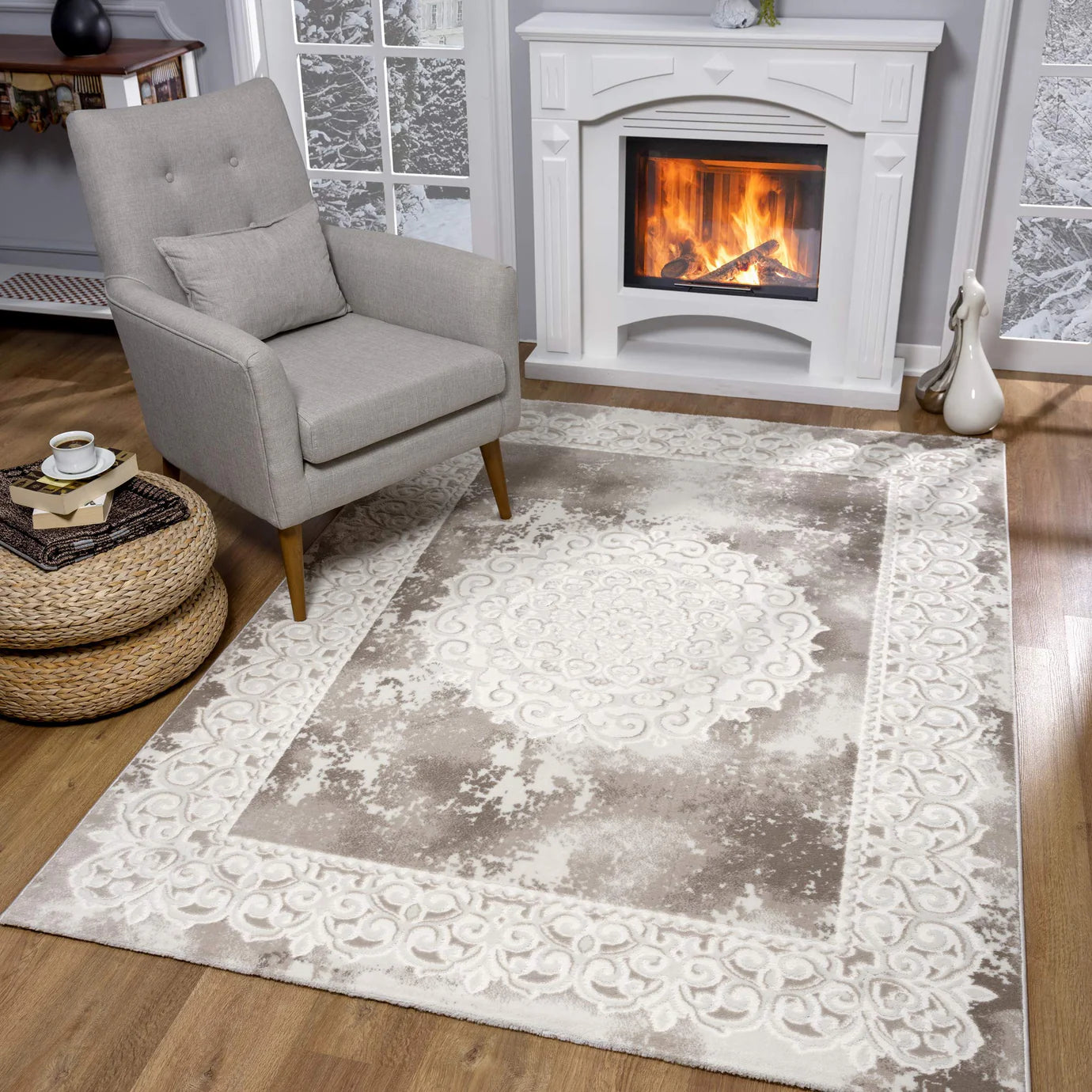 Sanat Harmony | Beige | Kurzflorteppich