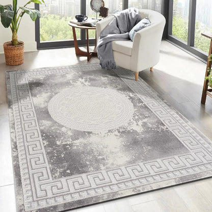 Sanat Harmony | Light Grey | Kurzflorteppich