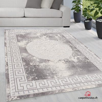 Sanat Harmony | Light Grey | Kurzflorteppich