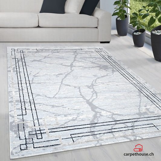 Sanat Harmony | Light Grey |  Kurzflorteppich