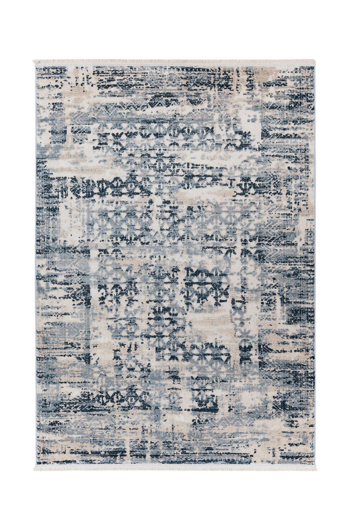 Kurzflorteppich Adela 325 Blau – Vintage Teppich