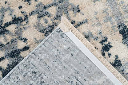 Kurzflorteppich Adela 325 Blau – Vintage Teppich