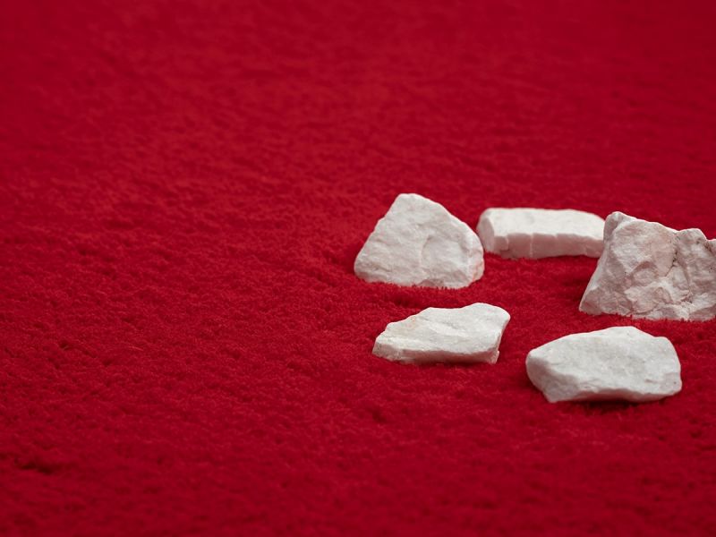 Teppich Hochflor Loft 37 10 Red-round