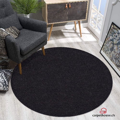 Teppich Hochflor Loft 37 90-Black