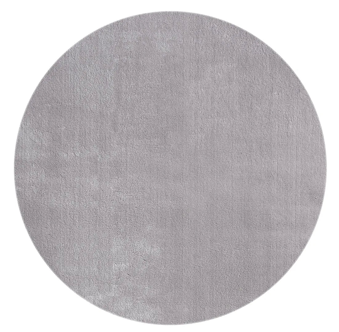 Teppich Hochflor Loft 37 95-Grey-Round