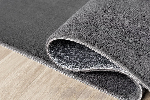 Hochflor Teppich Rund – Loft 37 995 Anthrazit