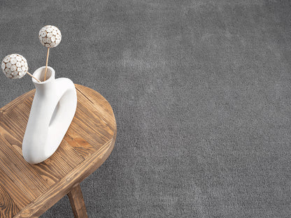 Hochflor Teppich Rund – Loft 37 995 Anthrazit