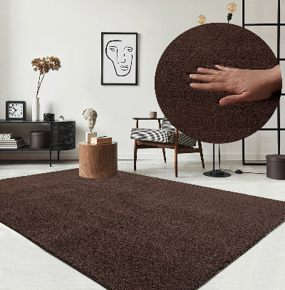 Teppich Hochflor Loft 37 80-Brown