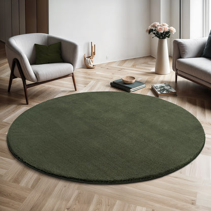 Loft washable | Forest | Hochflorteppich | rund