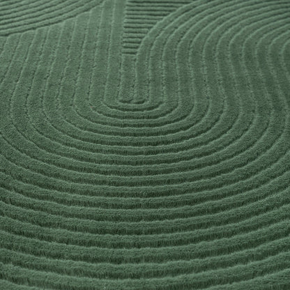 Stilo Moderner Weicher Teppich 390 45-Forest