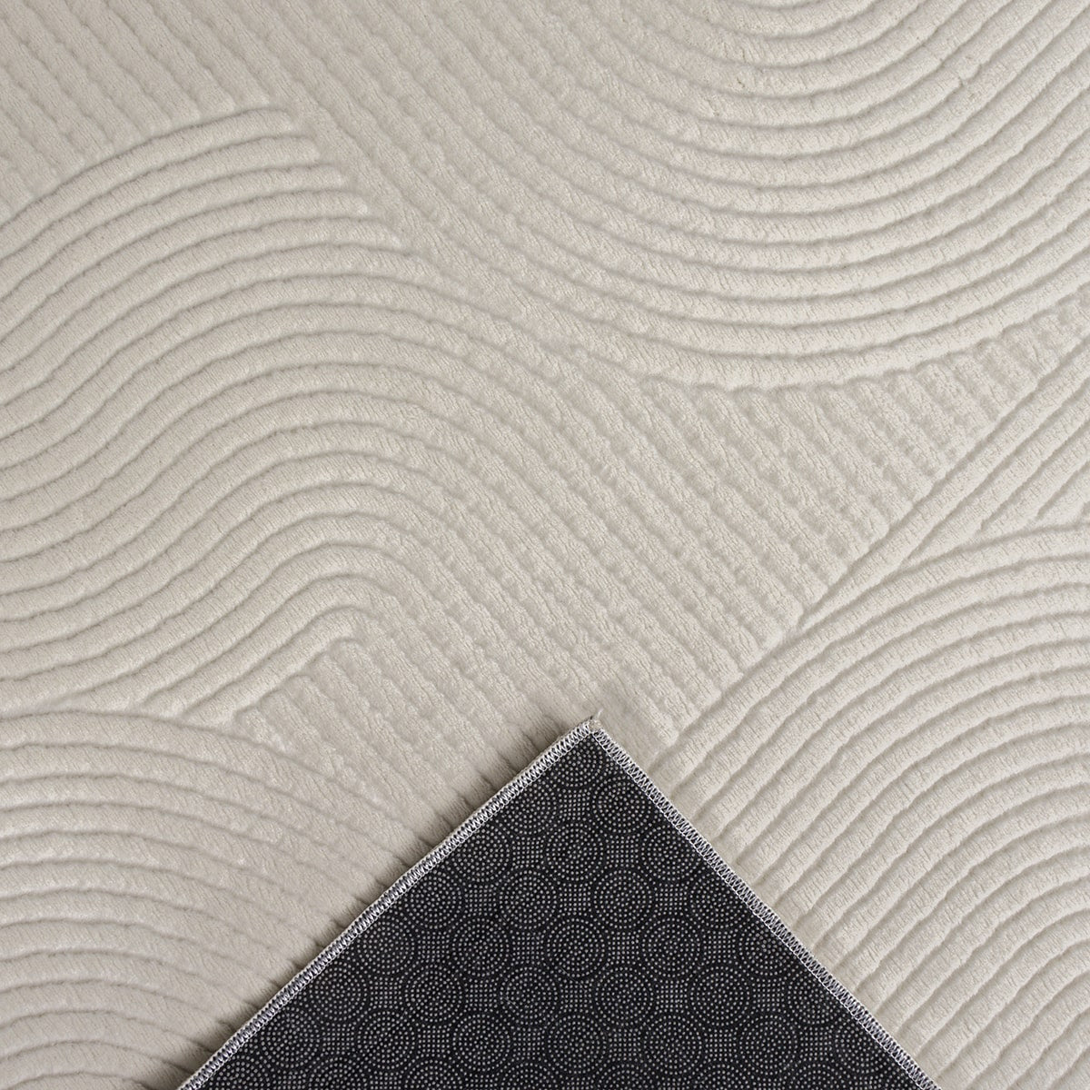 Stilo Moderner Weicher Teppich 390 60-Cream