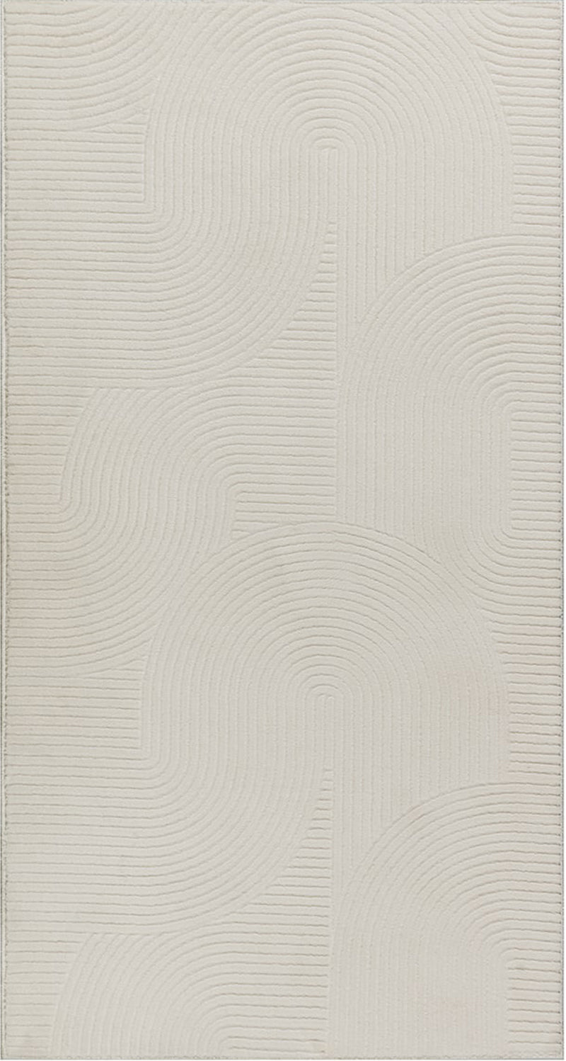 Stilo Moderner Weicher Teppich 390 60-Cream