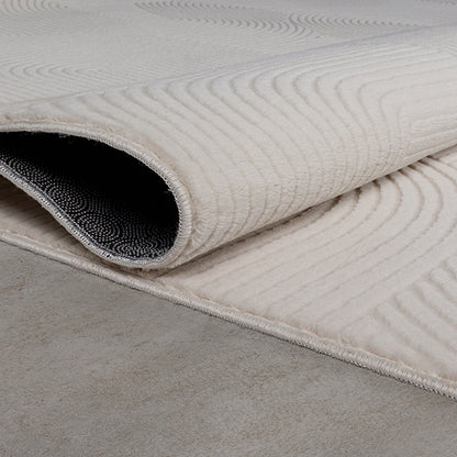 Stilo Moderner Weicher Teppich 390 60-Cream