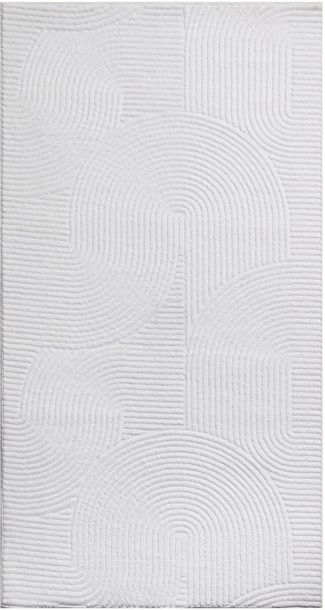 Stilo Moderner Weicher Teppich 390 62-Off White