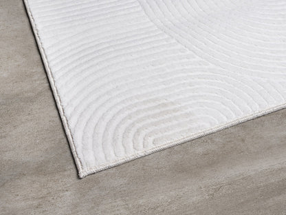 Stilo Moderner Weicher Teppich 390 62-Off White