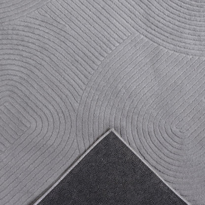 Stilo Moderner Weicher Teppich 390 95-Grey